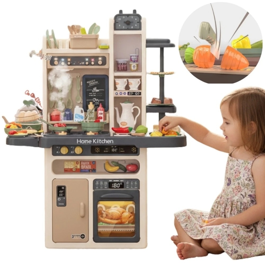 WOOPIE interactive kitchen with steam mixer and water circulation effects 88 pcs.
