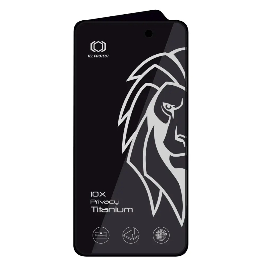 Kaitseklaas Tel Protect 10X Privaatsus Titania jaoks Iphone 17 Pro – 3