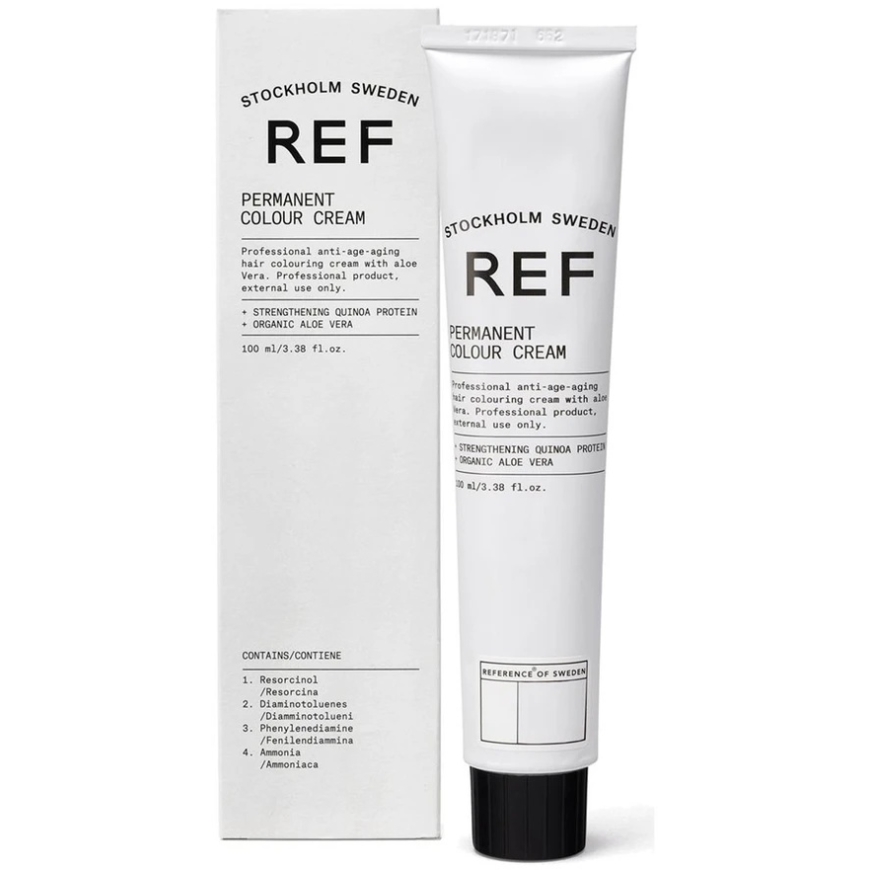 REF Permanent Colour Vegan Permanent Hair Dye 8.44 Intense Copper Light gaišiem matiem, 100 ml – 3