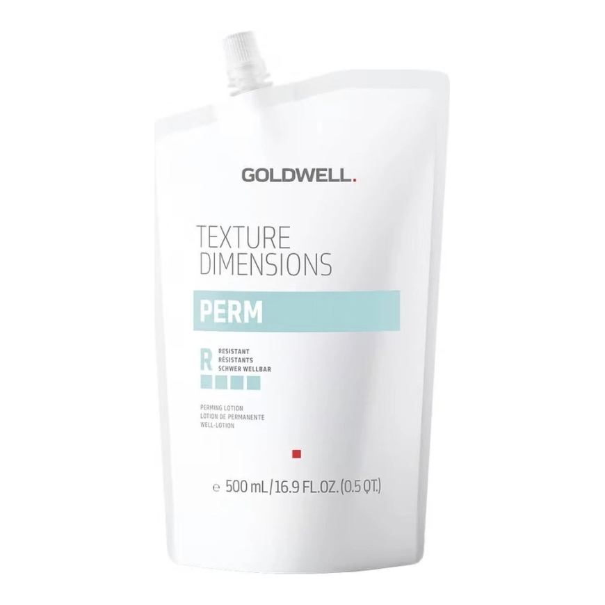 Goldwell Texture Dimensions Perm R Curling Lotion for Wavy Hair, for Normal and Resistant Hair, 500 ml – 2