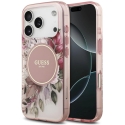 Guess IML Flower & Tonal Circle MagSafe maciņš iPhone 18 Pro Max / 17 Pro Max, rozā Guess IML Flower & Tonal Circle MagSafe maciņš iPhone 18 Pro Max / 17 Pro Max, rozā