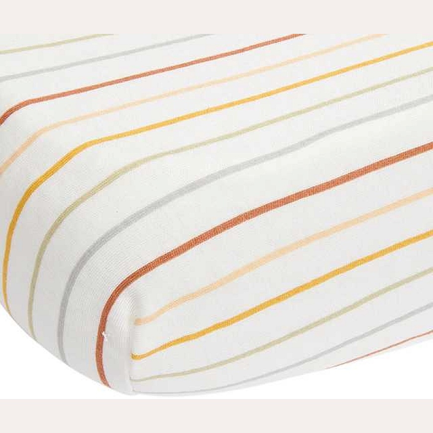 Простыня на матрас Little Dutch 'Vintage Sunny Stripes' 60 x 120 см