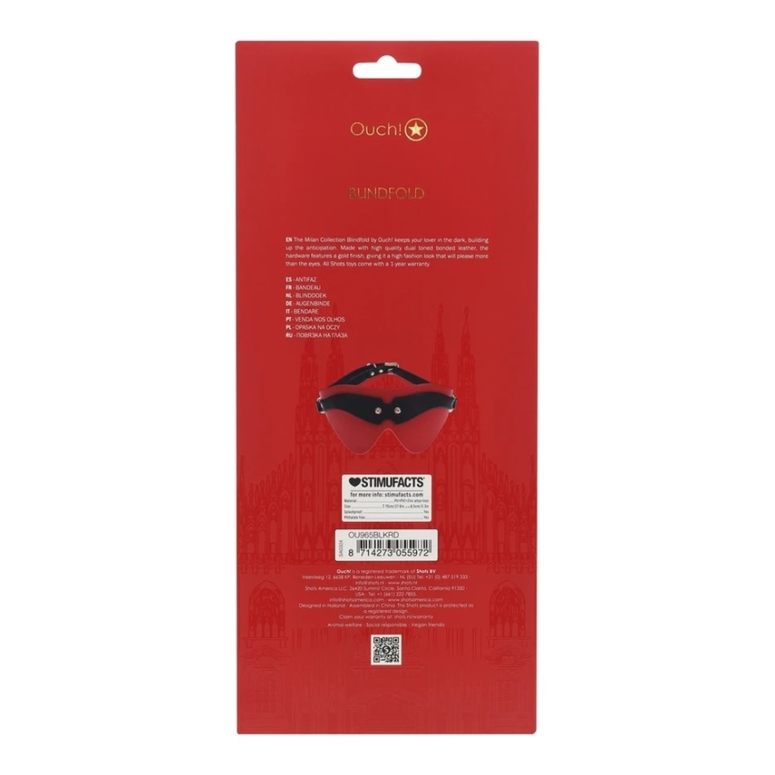 Ouch By Shots Milan Collection - Silmaklapid - Must/Aed – 2