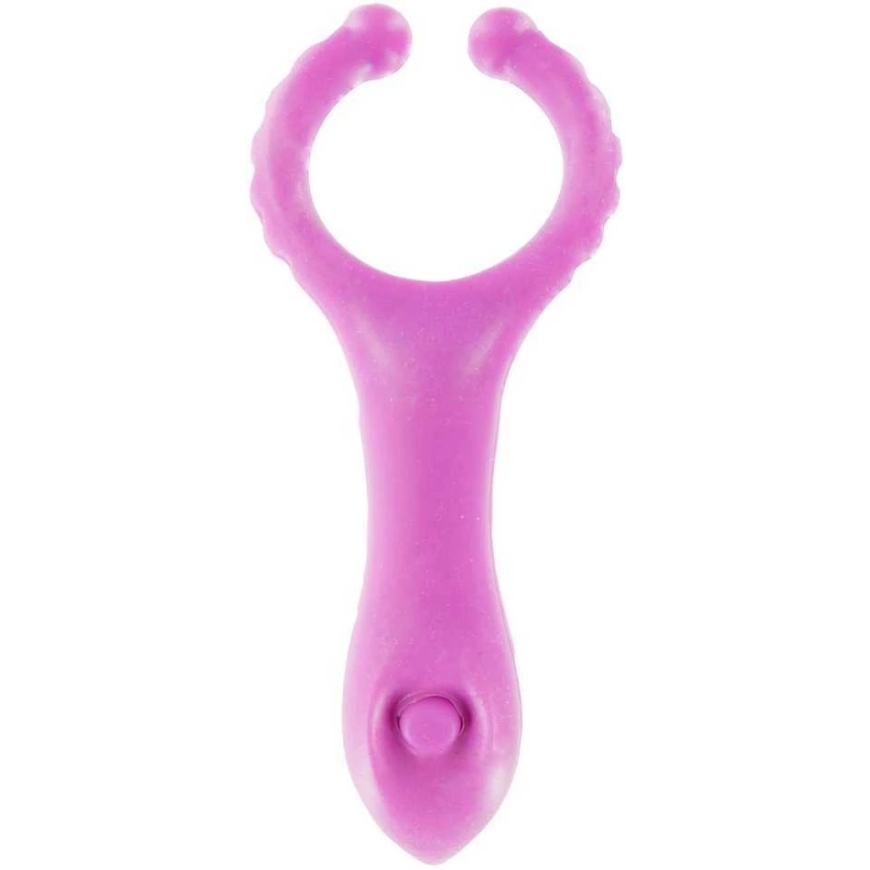 TOYJOY Vibrating Clit-Stim C-Ring Purple