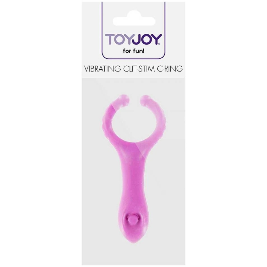 TOYJOY Vibratsiooniga Kliitoristimulaatori C-rõngas Lilla – 2