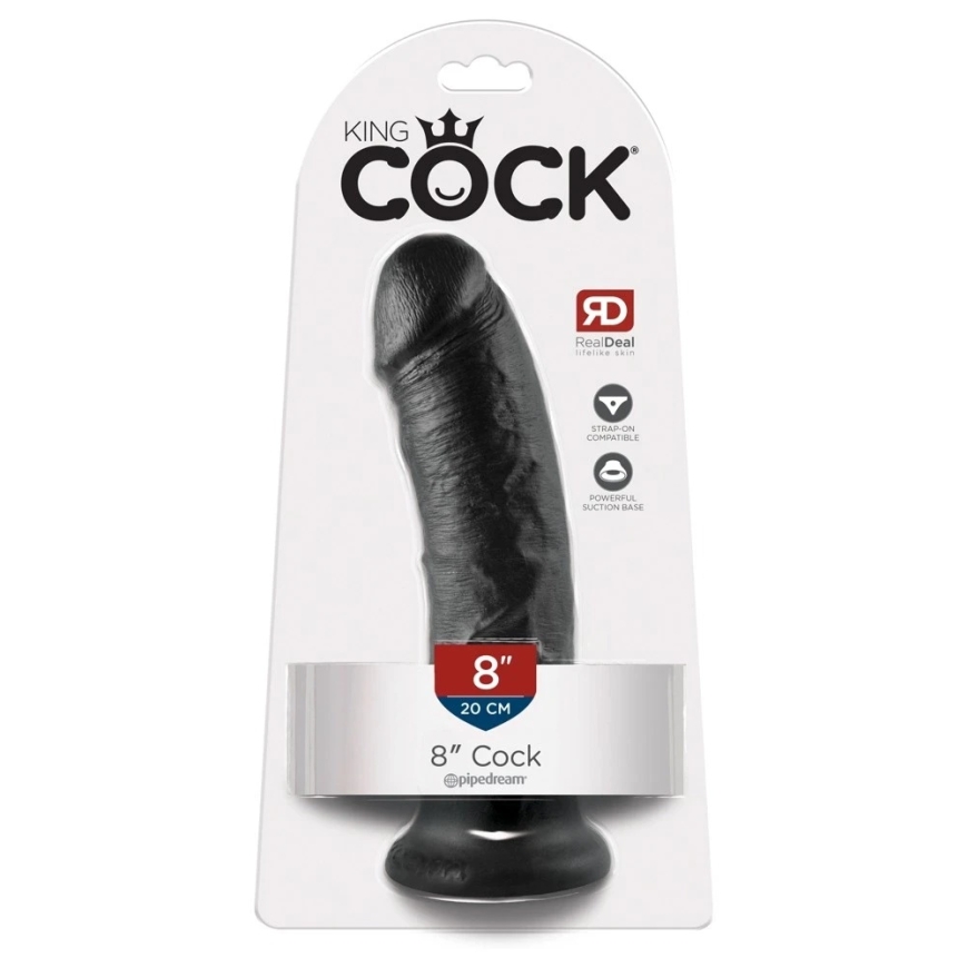King Cock 8 inch Juodas – 2