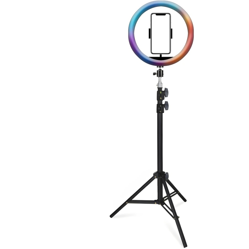 Retoo RTO Ring Light rgb led selfie ring stand remote + phone holder 21 – 2