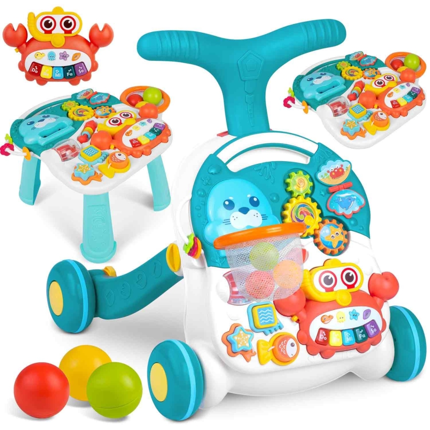 Ricokids 3in1 Haridustabel RK-810 Valge Sinine