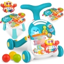 Ricokids Vaikiškas edukacinis staliukas 3in1 RK-810 baltai mėlynas Ricokids Vaikiškas edukacinis staliukas 3in1 RK-810 baltai mėlynas