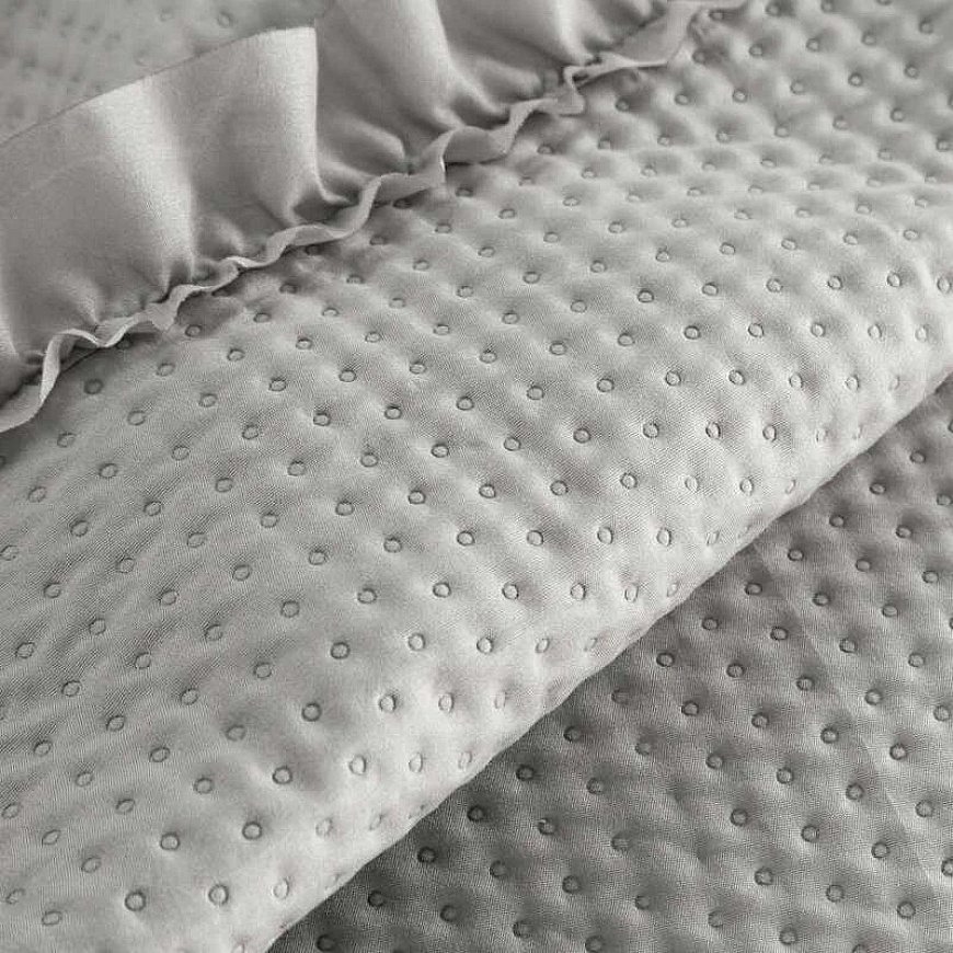 Eurofirany D91/N/FALBANKA 220X240 SILVER Bedspread – 5