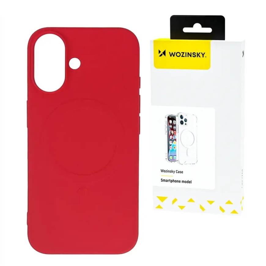 Liquid Silicone maciņš ar MagSafe atbalstu telefonam Samsung Galaxy S25 (S931) sarkans