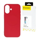 Liquid Silicone phone case with MagSafe support for Samsung Galaxy S25 (S931) red