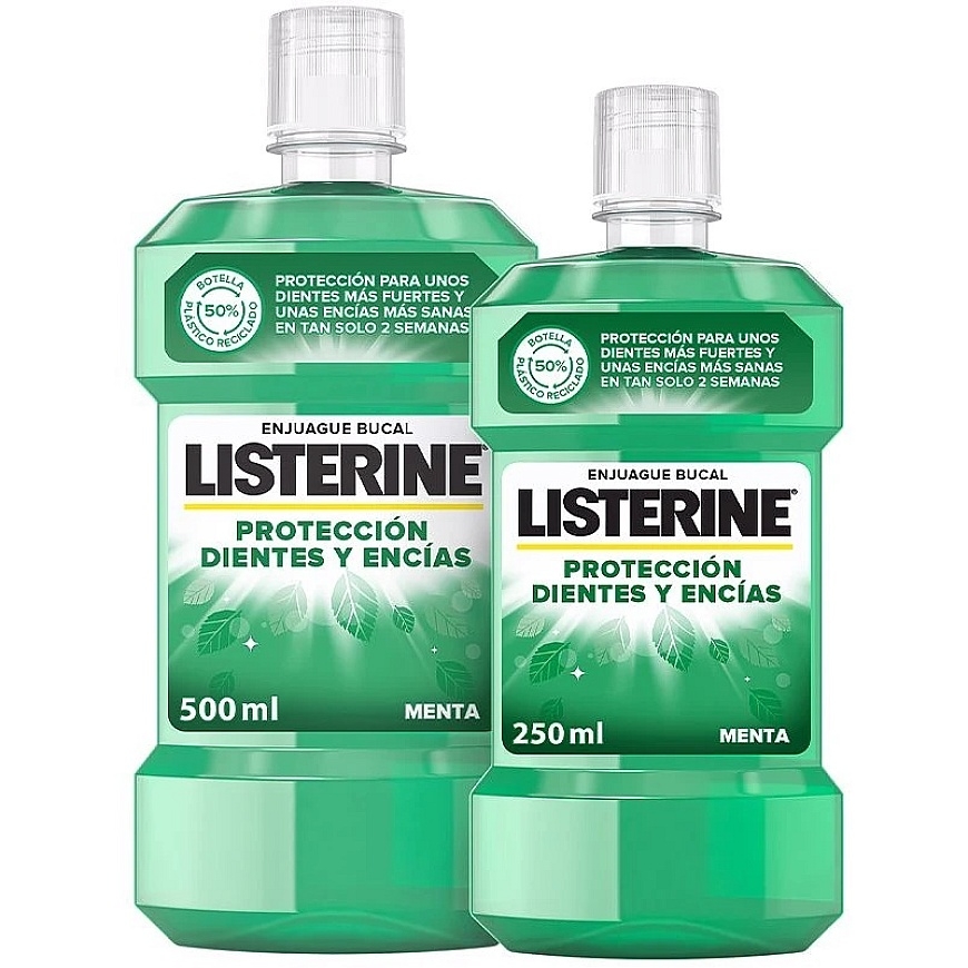 "Listerine" dantų ir dantenų burnos skalavimo skystis 500ml+ 250ml – 3