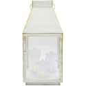 Koopman Advento lyhty LED 35 cm 3 kynttilää valkoinen Koopman Advento lyhty LED 35 cm 3 kynttilää valkoinen