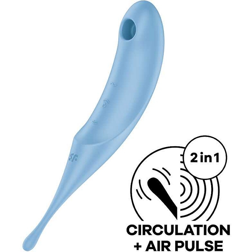 Satisfyer Twirling Pro Blue Pulsating Vibrator