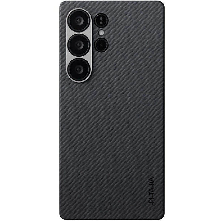 PITAKA Cairn Case MagSafe Samsung Galaxy S25 Ultra:lle musta-harmaa