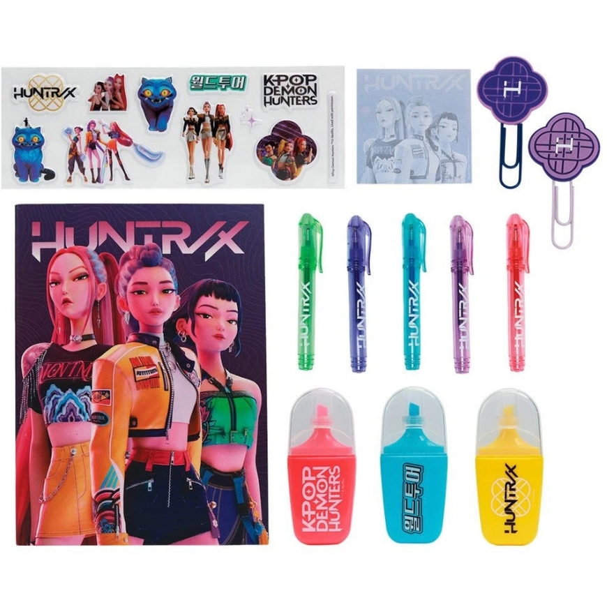 Euroswan Kids – Licenciniai aksesuarai K-POP Demon Hunters rašymo priemonių rinkinys su dėklu – 2