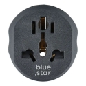 BLUE STAR travel adapter GO TO Europe (Type E) 16A white BLUE STAR travel adapter GO TO Europe (Type E) 16A white