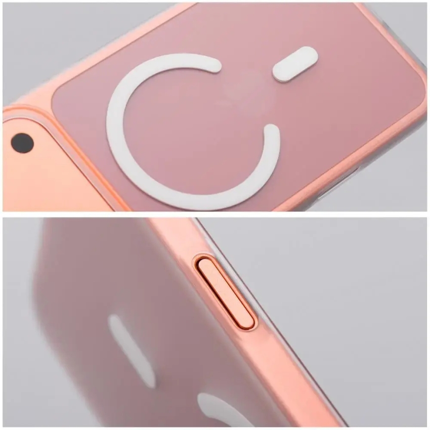 Чехол для Honor 600 / 600 PRO Go Orange совместим с MagSafe прозрачный – 3