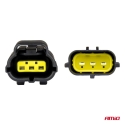 Savienotāja komplekts (kontaktdakša un ligzda) 3 PIN 2,2 mm AMIO-04347 Savienotāja komplekts (kontaktdakša un ligzda) 3 PIN 2,2 mm AMIO-04347