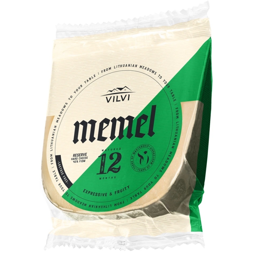 MEMEL Reserve Hard Cheese, 12 months, 40% fat in dry matter, 180 g – 2