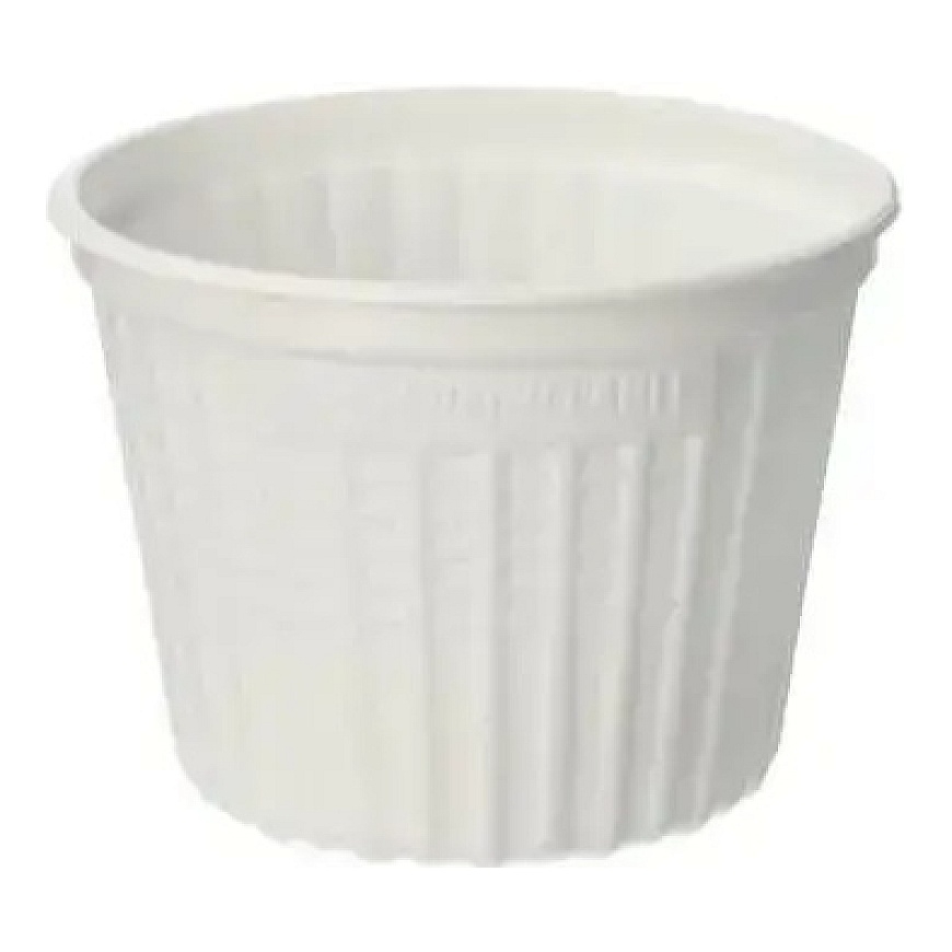 Zupas bļodas To Go, vienreizl., PP, balts, D11,5 cm, 500ml, 0.368kg, 25gab