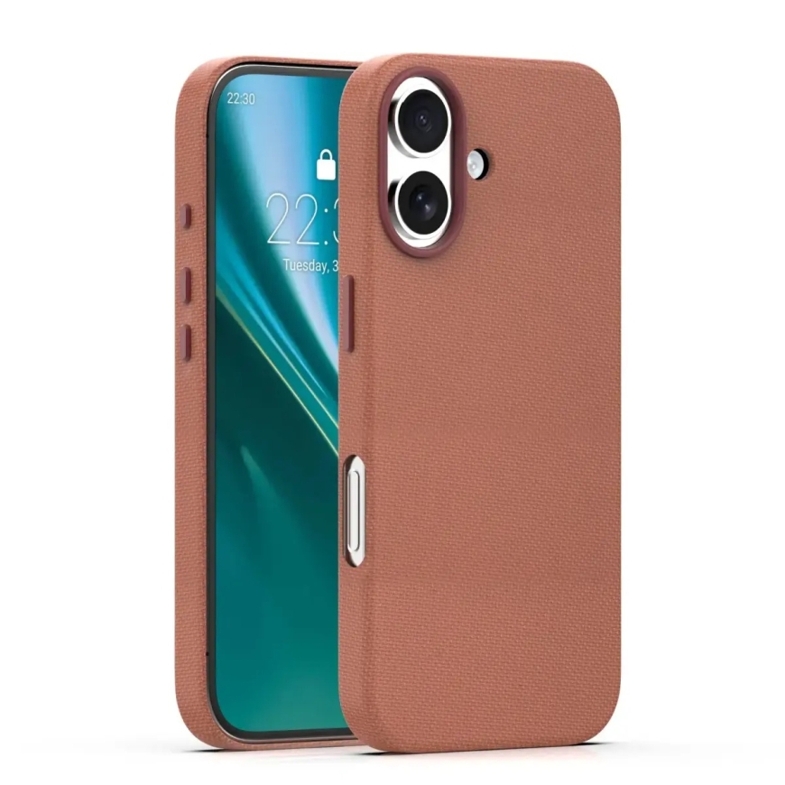 Etteri Elegant Mag telefoni ümbris MagSafe toega iPhone 16 pruun