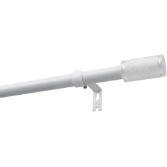 Decastyl Single Rail Retractable Curtain Rod FI 19 MM GAMA White 140-220 CM KOWALSKI
