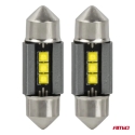 LED-lambid CANBUS 31mm 2525 3SMD Valge 12/24V AMIO-05006