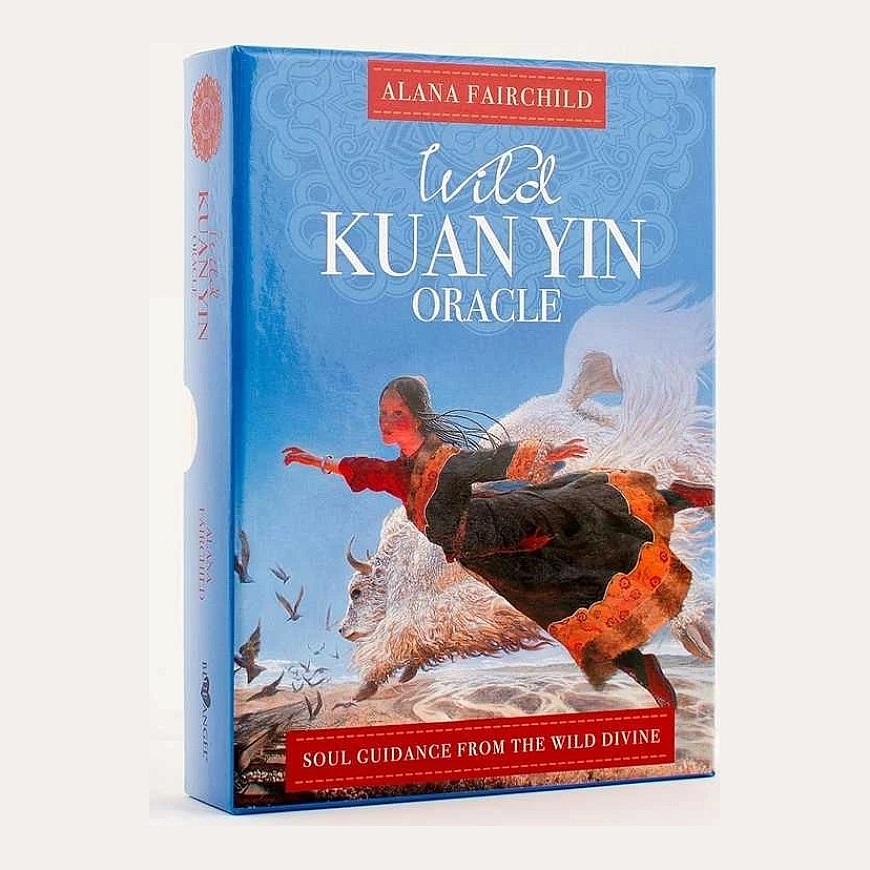 Blue Angel Blue Angel Oracle Card Set - Wild Kuan Yin Oracle 44 Cards 9.5x14 cm Plastic Coated – 5