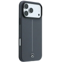 Mercedes ādas pusizvijots vāks ar ikonisku līniju MagSafe iPhone 18 Pro Max / 17 Pro Max - Tumšpelēks Mercedes ādas pusizvijots vāks ar ikonisku līniju MagSafe iPhone 18 Pro Max / 17 Pro Max - Tumšpelēks