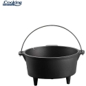Raudne rauast keetja kaanega, 25 cm diameeter, 4 L, naturaalne, "Cooking by Heinner" Raudne rauast keetja kaanega, 25 cm diameeter, 4 L, naturaalne, "Cooking by Heinner"