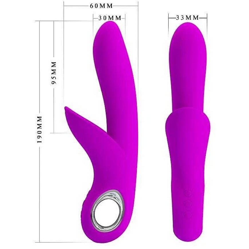 Pretty Love Vibrator multifunctional with clitoral massager 19c – 2