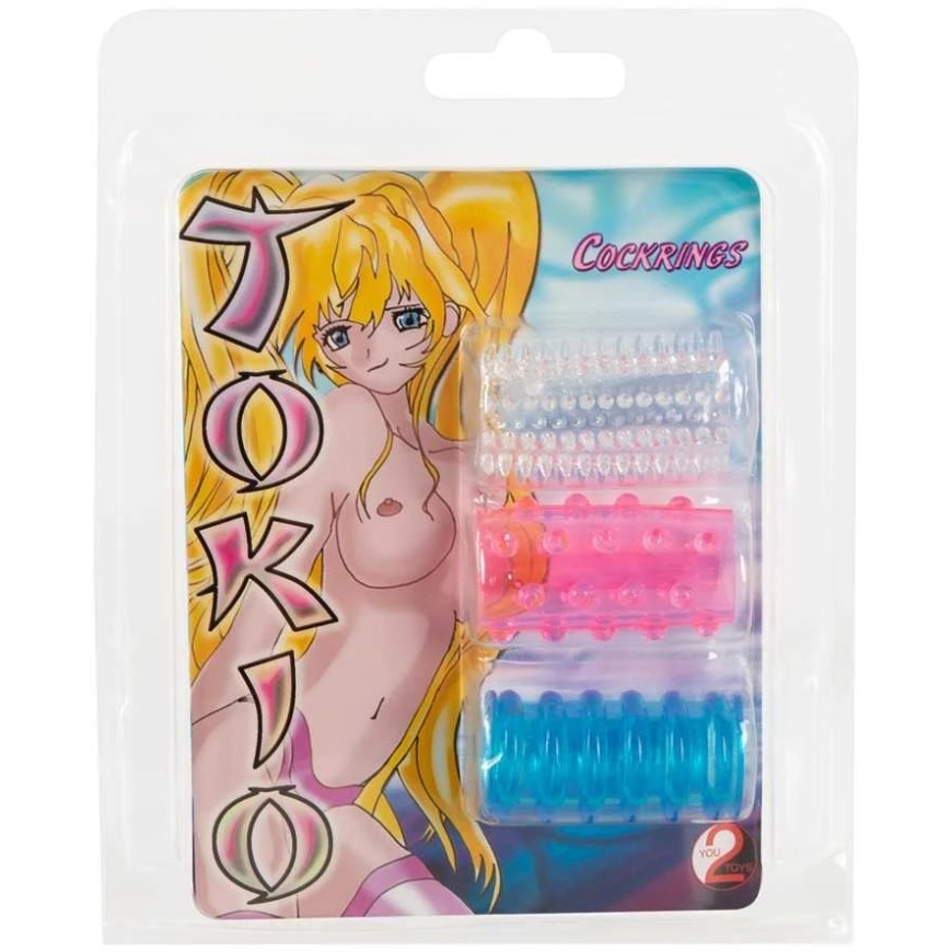 You2Toys Tokio Sleeves Silikoon 3-osaline Komplekt