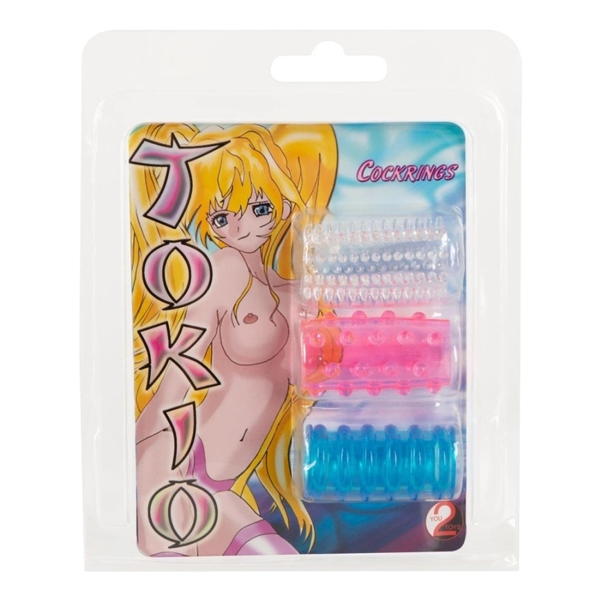 You2Toys Tokio Sleeves Silikoon 3-osaline Komplekt – 3