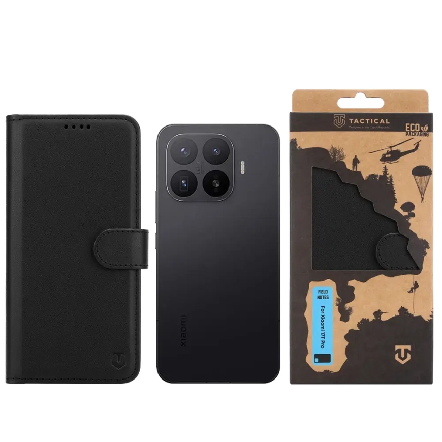 Tactical Field Notes чехол-книжка для телефона Xiaomi 17T Pro чёрный – 2
