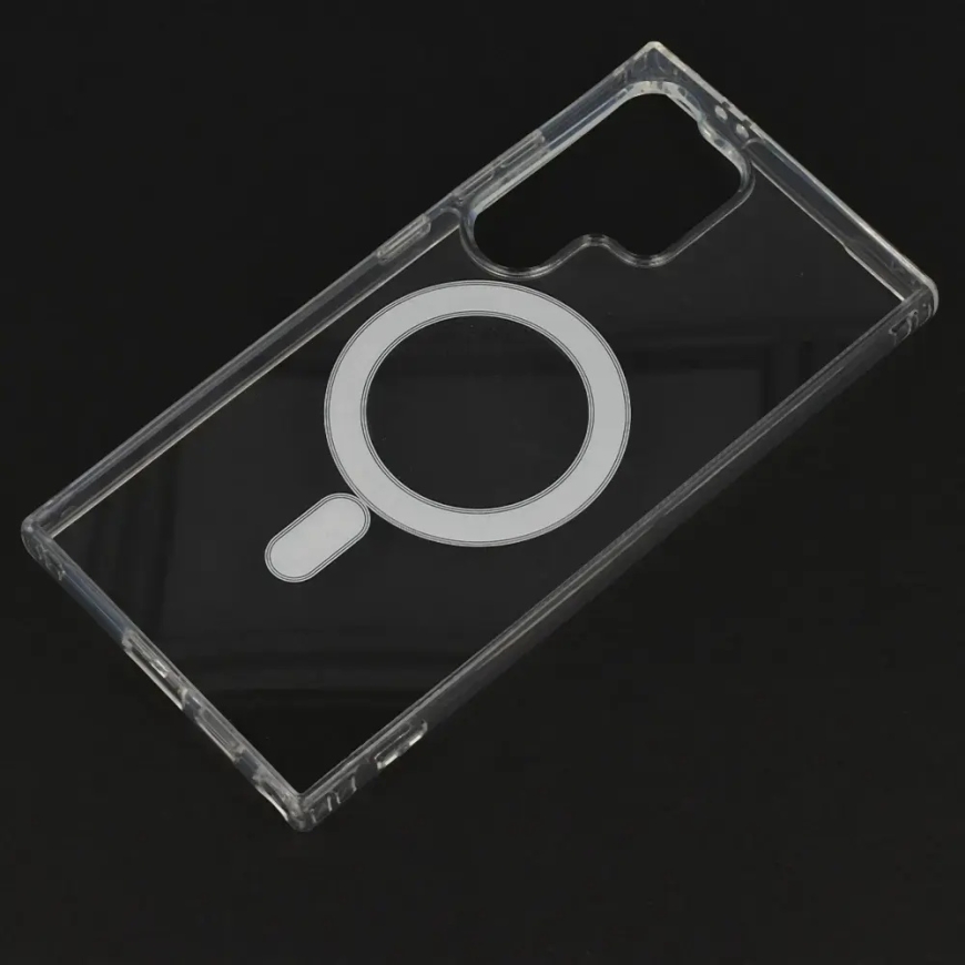 Akryyli Magsafe-kuori Samsung Galaxy S25 Ultralle, läpinäkyvä – 4