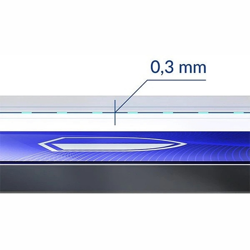 Hibridinis apsauginis stiklas 0,3 mm, antibakterinis 3mk – 2