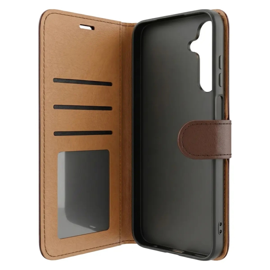 Smart Luxe odinė dėklas Xiaomi Redmi Note 15 Pro 5G rudas – 4