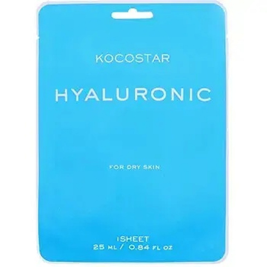 Kocostar Hyalurooniline näomask - Niisutav näomask 25 ml