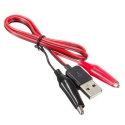 OEM Krokodillide USB pistik - 50 cm OEM Krokodillide USB pistik - 50 cm