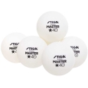Stiga Master Table Tennis Balls* White 6 pcs. Stiga Master Table Tennis Balls* White 6 pcs.
