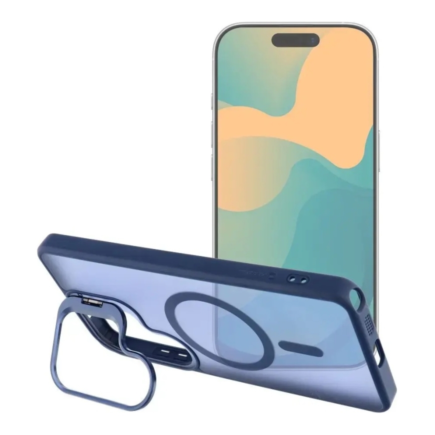 Forcell F-Protect Shadow Stand Premium phone case with stand and MagSafe support for Samsung Galaxy S26 (S942) navy – 2
