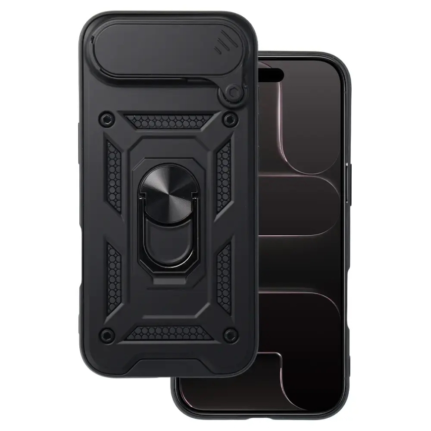Slide Camera Armor telefoni ümbris iPhone 17 Air must