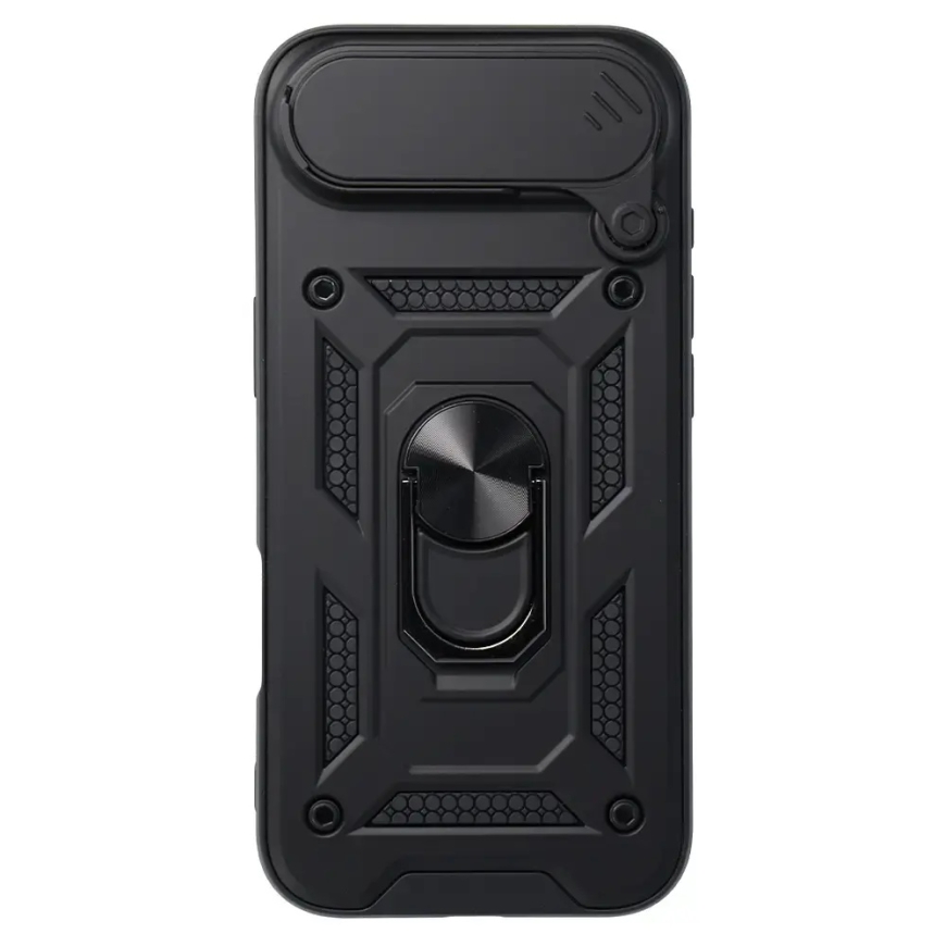 Slide Camera Armor maciņš telefonam iPhone 17 Air melns – 2