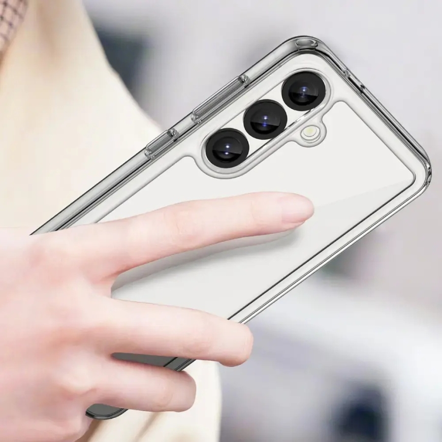 Прозрачный чехол Outer Space с гелевым каркасом для Xiaomi Poco X7 – 4