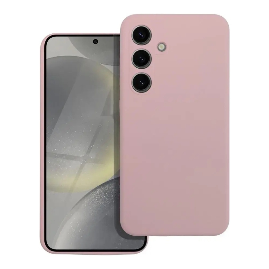 SILIKONINIS DENGTAS 2mm OPPO A60 smėlio rožinė – 2