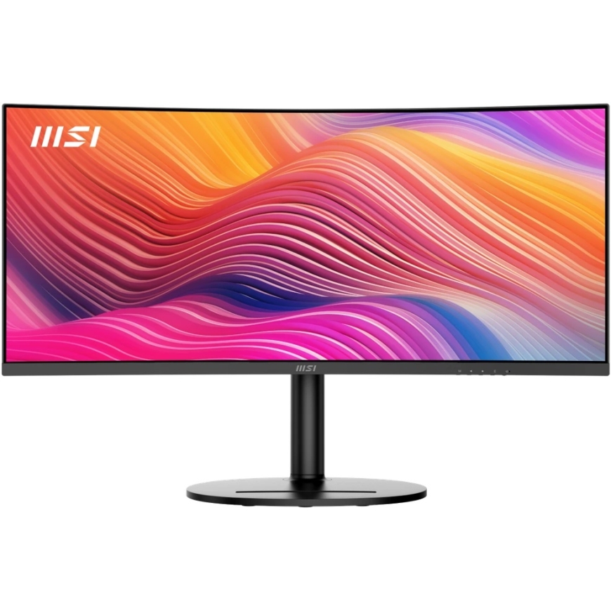 MSI Modern MD342CQPDE biznesa monitors - 120Hz KVM slēdzis, 98W jaudas piegāde