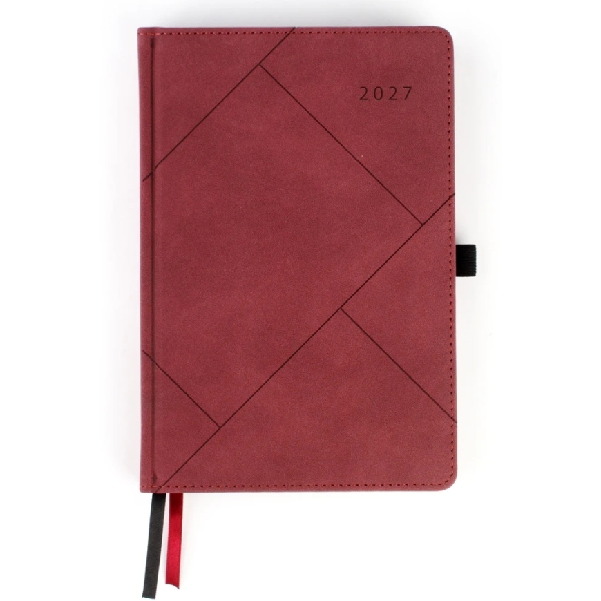 Fat Kalendorius FASHION SPECIAL EDITION, 2027, PU, A5, ķiršu krāsa LT – 5