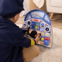 Jet Pilot interaktyvus prietaisų skydelis medinis instrumentų skydelis Melissa & Doug Jet Pilot interaktyvus prietaisų skydelis medinis instrumentų skydelis Melissa & Doug